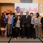 U.S. Senator Mark Begich joins a few of Tenth Dems' interns at our Spring 2011 Event